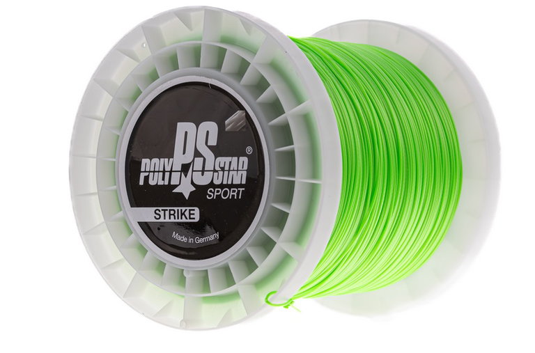 Polystar Tennissaite Strike (Haltbarkeit+Power) grün 400 Meter Rolle