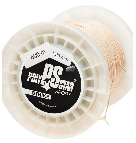 Polystar Tennis String Strike (Durability + Power) natural 400 metre reel