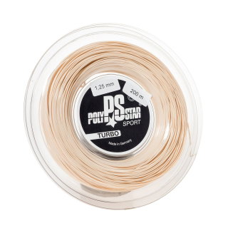 Polystar Tennis String Turbo (Durability+Power) natural 200m roll