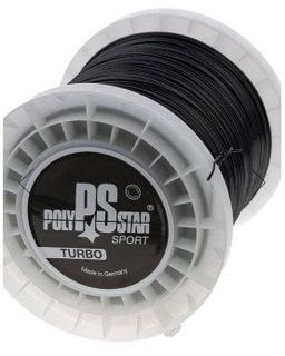 Polystar Tennis String Turbo (Durability + Power) black 400m reel