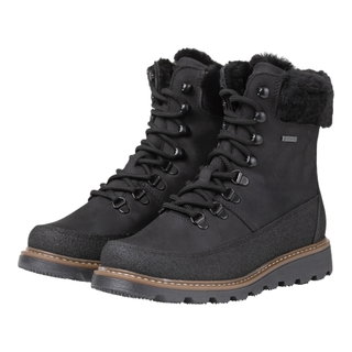 Pomar Winterstiefel PÄIVI GTX (Nubukleder, wasserdicht, Lammfell gefüttert) schwarz Damen