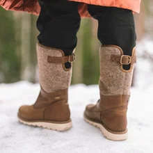 Pomar Winterstiefel Pokka GTX (Terracare Leder, wasserdicht, extrem warm) Oak braun Damen