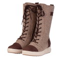 Pomar Winterstiefel JÄÄTIKKÖ GTX (Filzstiefel, wasserdicht, breit, extrem warm) sandbraun Damen