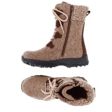 Pomar Winterstiefel Riekko GTX (Wollfilz, Spike-Sohle, wasserdicht, extrem warm) sandbraun Damen