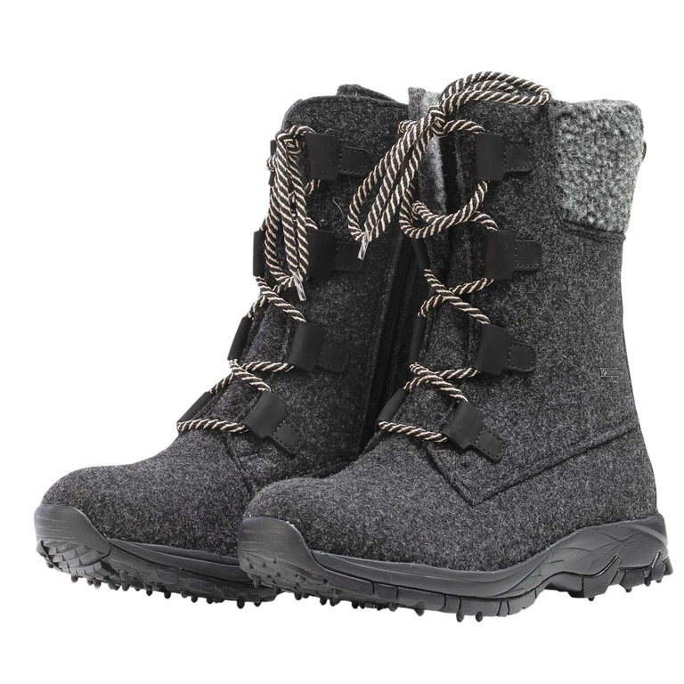 Pomar Winterstiefel Riekko GTX (Wollfilz, Spike-Sohle, wasserdicht, extrem warm) grau Damen