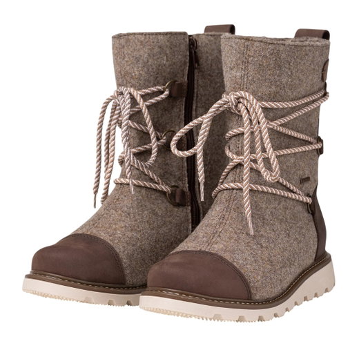 Pomar Winterstiefel Posio GTX (Filzstiefel, wasserdicht, extrem warm) sandbraun Damen