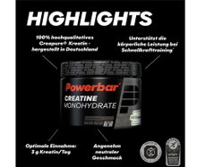 PowerBar Kreatin-Monohydrate (Pulver, Neutral-Geschmack) 300g Dose