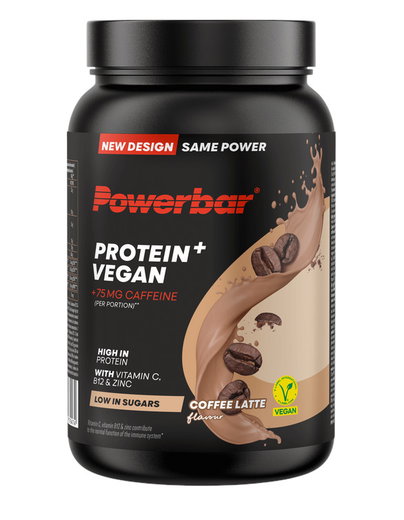 PowerBar Protein+ Vegan Pulver Coffee Latte (Koffeinhaltig) 570g Dose