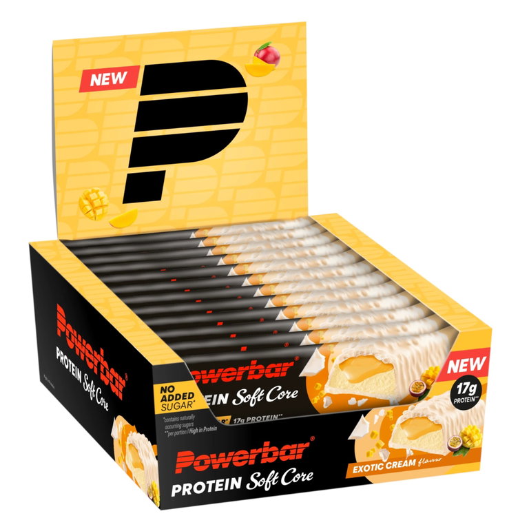 PowerBar Riegel Protein Soft Core Exotic Cream 12x48g Box
