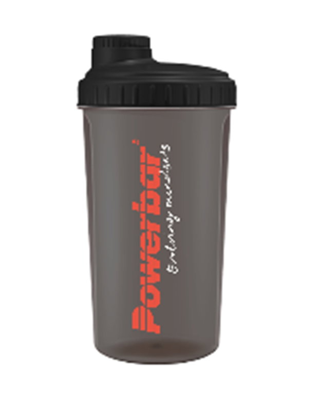 Powerbar Trinkflasche Mix-Shaker 700ml transparent/schwarz - 1 Flasche