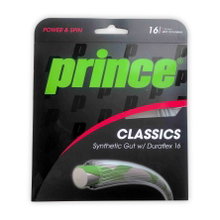 Prince Tennissaite Synthetic Gut Duraflex (Allround+Haltbarkeit) platinum 12m Set