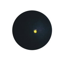 Prince Squashball Rebel (1 gelber Punkt, langsam) schwarz - 1er Ball