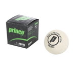 Prince Squashball Rebel (1 gelber Punkt, langsam) weiss - 1er Ball