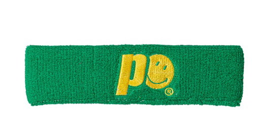 Prince x Smiley Stirnband Logo grün - 1 Stück