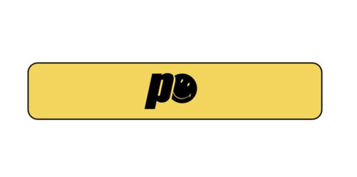 Prince x Smiley Stirnband Logo gelb - 1 Stück
