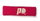 Prince x Smiley Stirnband Logo pink - 1 Stück