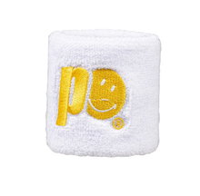 Prince x Smiley Sweatband Logo Small White - 2 Pieces
