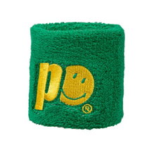 Prince x Smiley Sweatband Logo Small green - 2 pieces
