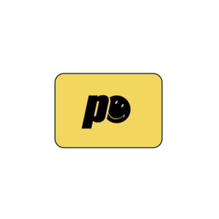 Prince x Smiley Schweissband Logo Small gelb - 2 Stück