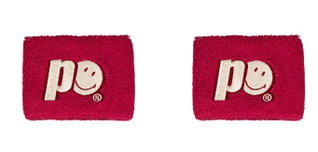 Prince x Smiley Schweissband Logo Small pink - 2 Stück