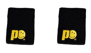 Prince x Smiley Schweissband Logo Large schwarz - 2 Stück