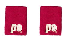 Prince x Smiley Sweatband Logo Large pink - 2 pieces