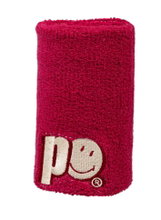 Prince x Smiley Sweatband Logo Large pink - 2 pieces
