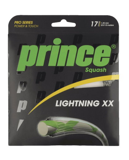 Prince Lightning XX 1.25 schwarz Squashsaite
