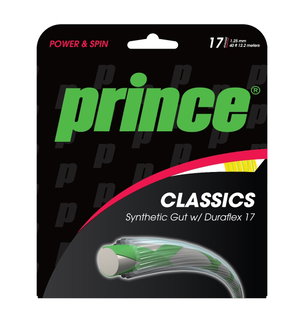 Prince Tennissaite Synthetic Gut Duraflex (Allround+Haltbarkeit) gelb 12m Set