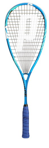 Prince Squashschläger Textreme Zylon Vortex Pro 650 145g/grifflastig 2024 blau - besaitet -