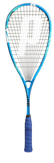 Prince Squashschläger Textreme Zylon Vortex Pro 650 145g/grifflastig 2024 blau - besaitet -