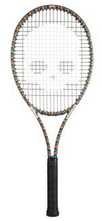 Prince Tennis Racket by Hydrogen Skulls 275 100in/275g multi-coloured - strung -