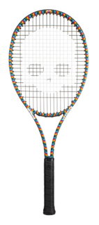 Prince Tennis Racket by Hydrogen Skulls 290 100in/290g multicoloured - pre-strung -