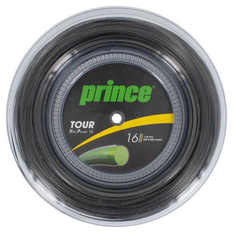 Prince Tennissaite Tour XP (Haltbarkeit+Power) schwarz 200m Rolle