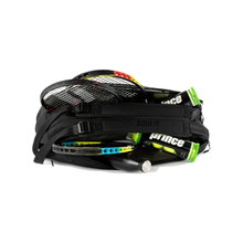 Torba na rakiety tenisowe Prince Tennis-Racketbag Tour 2 Comp (torba na rakiety, 2 główne komory, komora termiczna) 2025 czarna/niebieska 6 sztuk