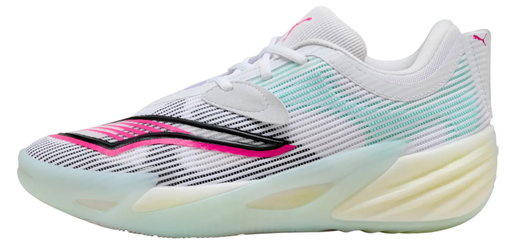 Puma Hallen-Indoorschuhe All-Pro Nitro™ 2 (Basketball) 2025 weiss/bunt Herren
