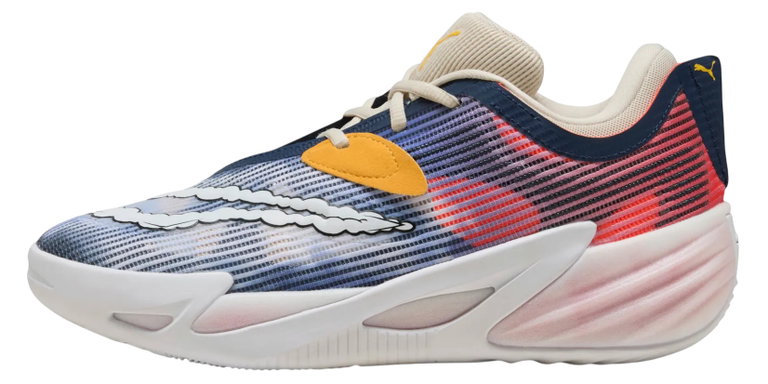 Puma Hallen-Indoorschuhe All-Pro Nitro™ 2 Hooptopia (Basketball) blau/bunt Herren