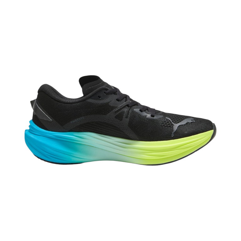 Buty biegowe Puma Deviate Nitro 3 (amortyzacja) czarne/niebieskie męskie