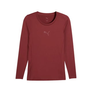 Puma Funktionsunterwäsche Langarmshirt teamLIGA26 Baselayer Tee bordeauxrot Herren