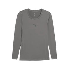 Puma functional underwear long-sleeve shirt teamLIGA26 baselayer tee grey men's