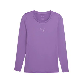 Puma Funktionsunterwäsche Langarmshirt teamLIGA26 Baselayer Tee lila Herren