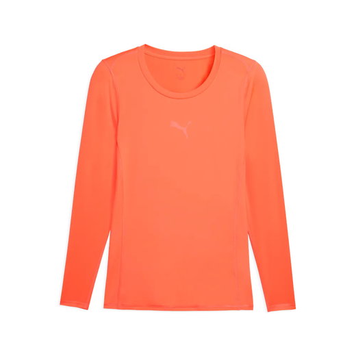 Puma Funktionsunterwäsche Langarmshirt teamLIGA26 Baselayer Tee neonorange Herren