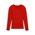 Puma Funktionsunterwäsche Langarmshirt teamLIGA26 Baselayer Tee rot Jungen