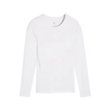 Puma Funktionsunterwäsche Langarmshirt teamLIGA26 Baselayer Tee weiss Jungen
