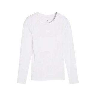 Puma Funktionsunterwäsche Langarmshirt teamLIGA26 Baselayer Tee weiss Jungen