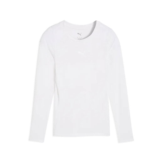 Puma Funktionsunterwäsche Langarmshirt teamLIGA26 Baselayer Tee weiss Jungen