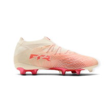 Buty piłkarskie Puma Future 9 Ultimate FG (na twardą nawierzchnię) kremowo-białe/czerwone męskie