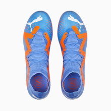 Puma Fussballschuhe Future Match MG (für festen Boden/Kunstoberflächen) blau/orange Herren