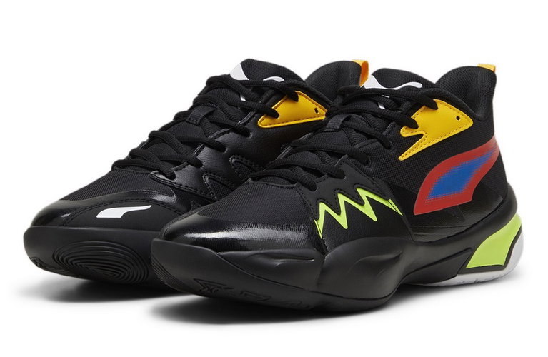 Puma Hallen-Indoorschuhe Genetics schwarz/bunt Herren