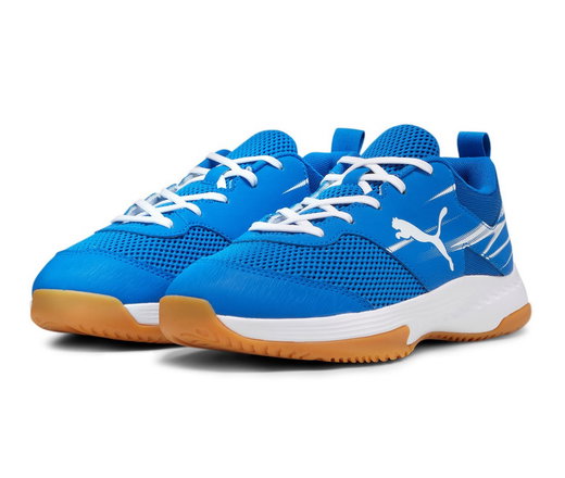 Puma Hallen-Indoorschuhe Varion II royalblau/weiss Kinder